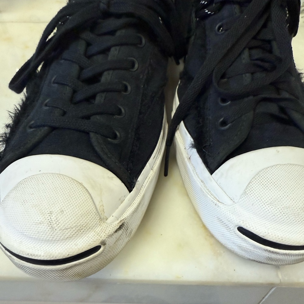 Converse Black and White Sneakers (Jack Purcell Canvas)